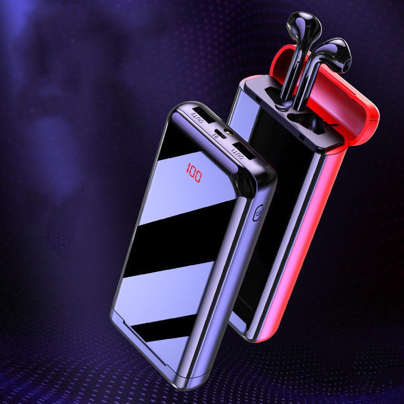High quality Power bank with Bluetooth earbuds