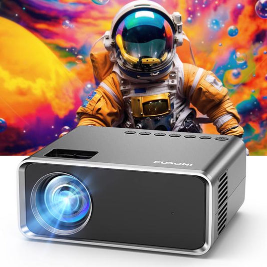 Fudoni upgraded multifunction Projector 5g wifi and Bluetooth
