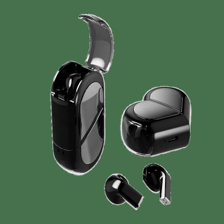 Heart-Shaped Wireless Bluetooth Earbuds